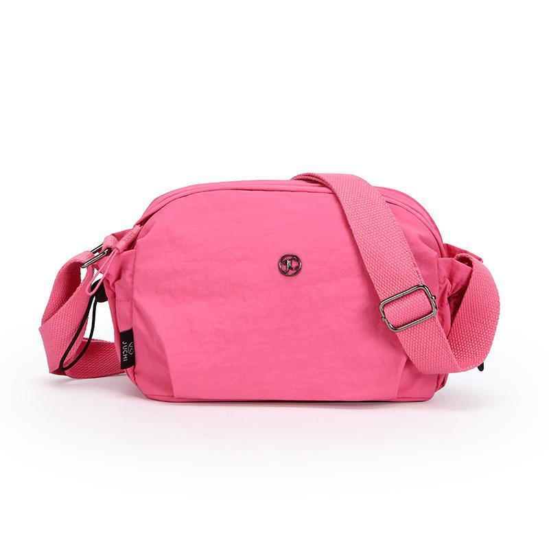 Lightweight Nylon Fashionable Simple Versatile Casual Multi-layer Shoulder Travel Crossbody Bag For Women