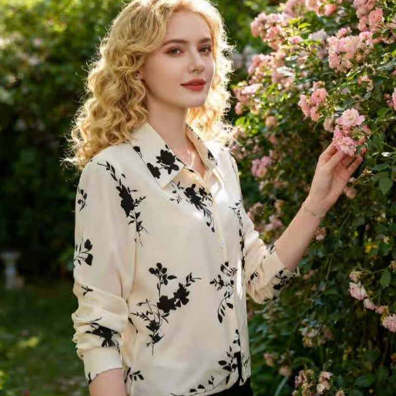 Women's Chiffon Long Sleeve Shirt