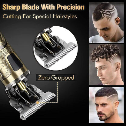 Beard Trimmer Hair Clippers Men's Shaver Cordless Hair Cutting Kit Barber Shaving Machine USB Rechargeable