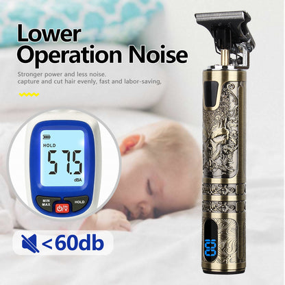 Beard Trimmer Hair Clippers Men's Shaver Cordless Hair Cutting Kit Barber Shaving Machine USB Rechargeable