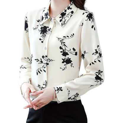 Women's Chiffon Long Sleeve Shirt